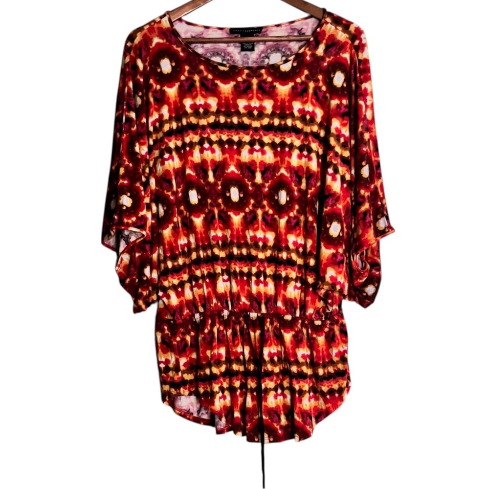 Grace Elements Boho Flowy Blouse Size Medium